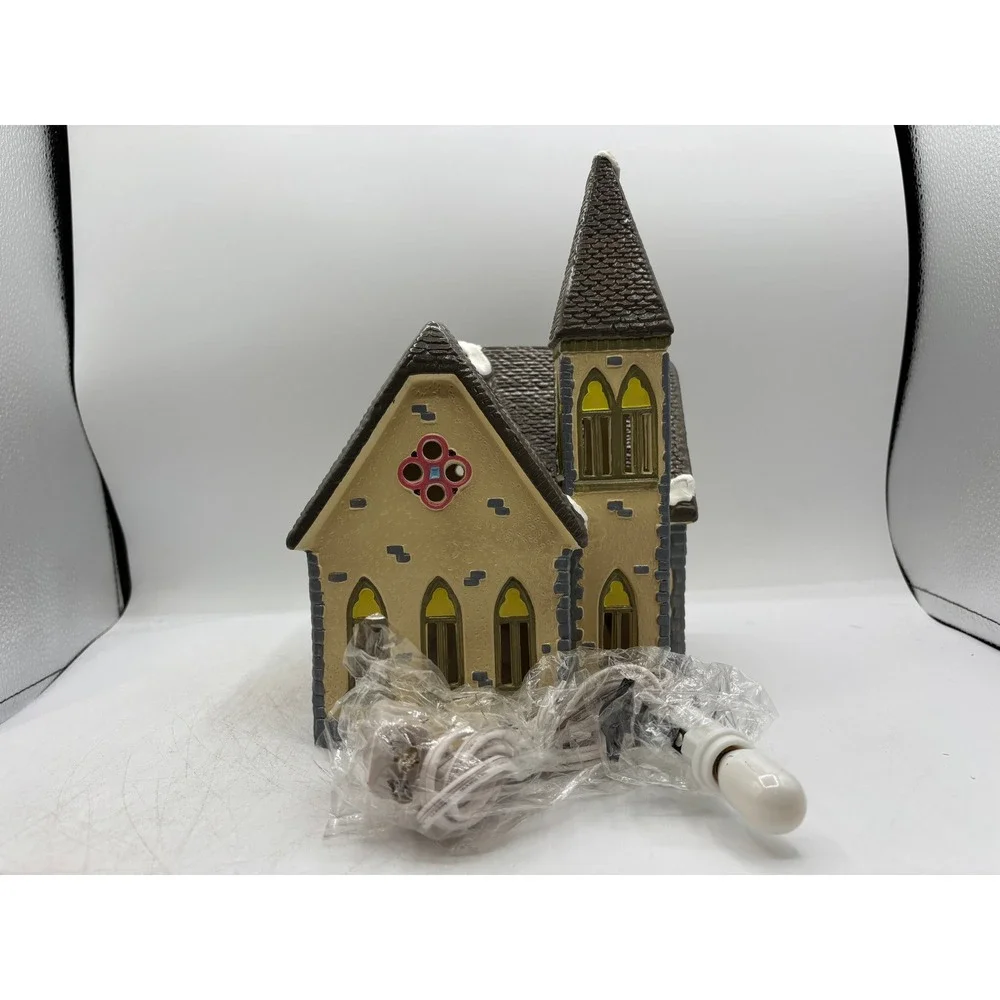 Department 56 1988 Vintage Original Snow Village Redeemer Church 5127-6 Retired